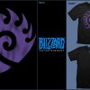 J!NX StarCraft II Zerg Vintage Logo - Basic | černá | M