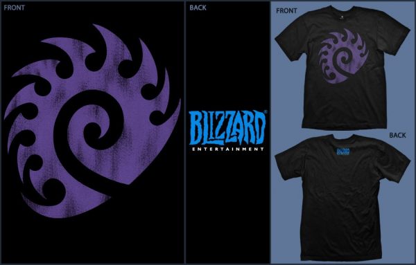 J!NX StarCraft II Zerg Vintage Logo - Basic | černá | M