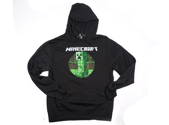 Mikina Minecraft Retro Creeper Premium - černá | Minecraft | XL